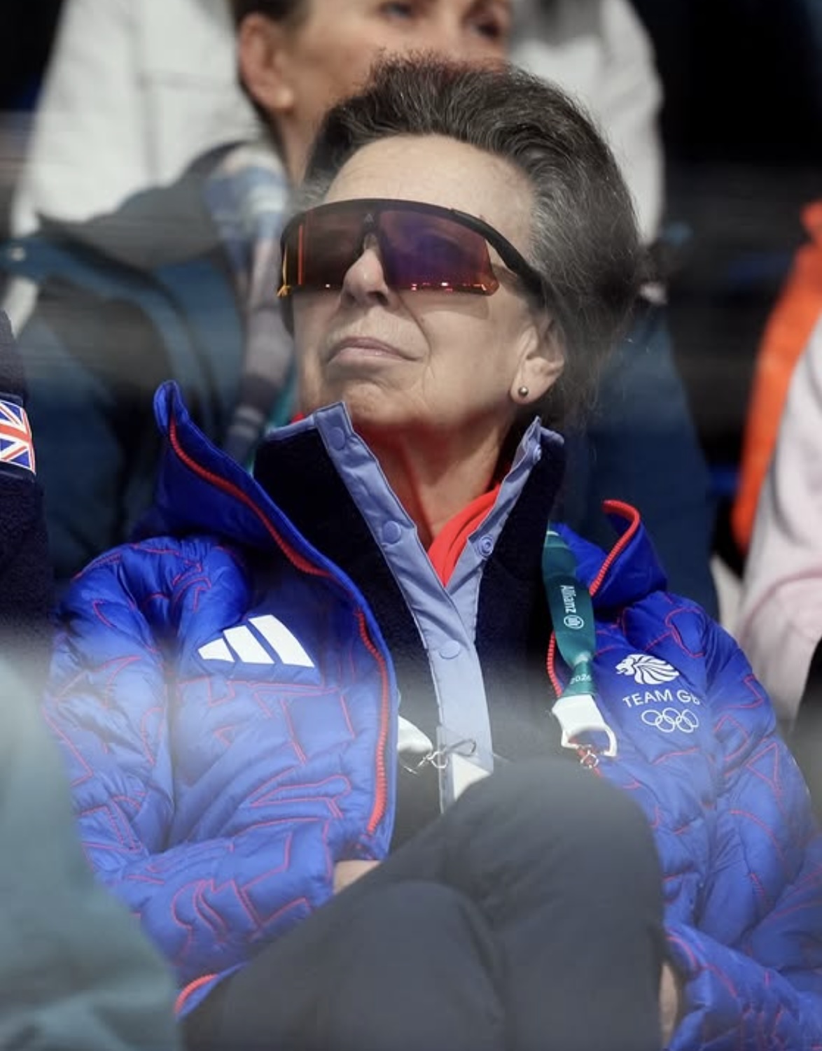 Prinsesse Anne på plass under vinter-OL i Milano