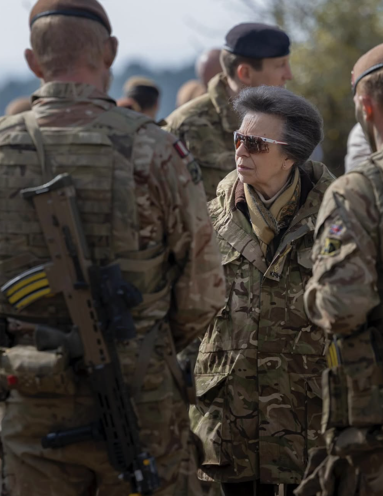 Prinsesse Anne besøkte The King's Royal Hussars