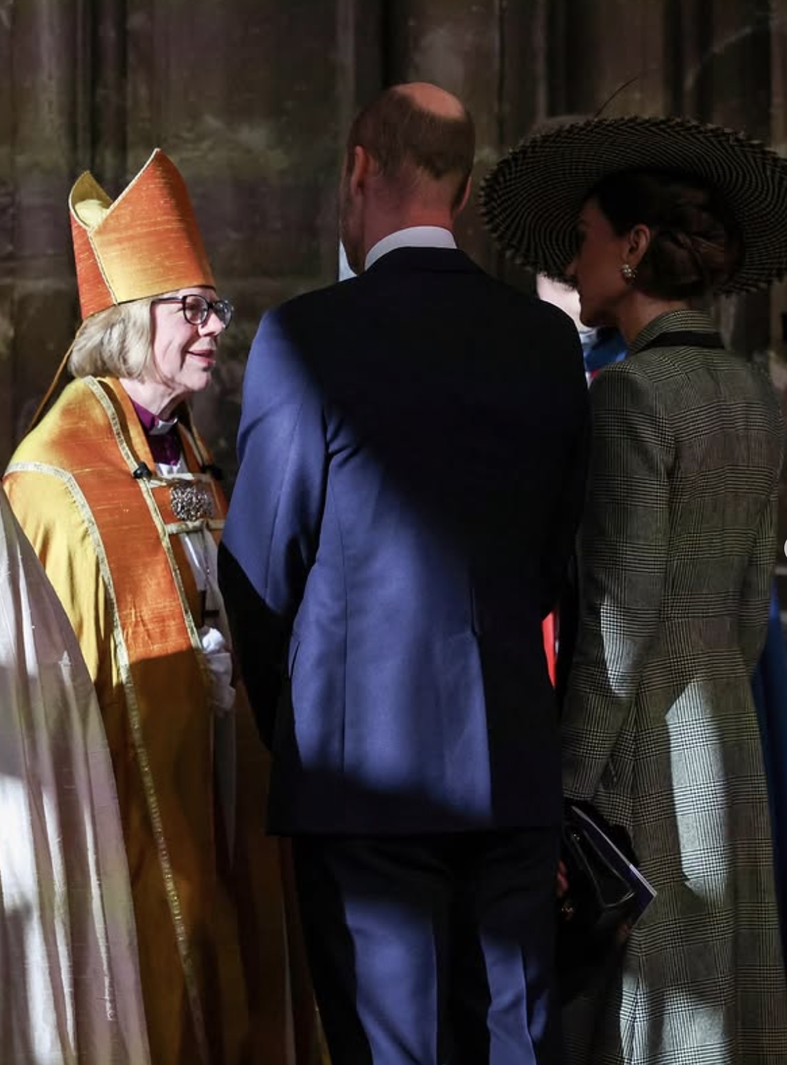 Prins William og prinsesse Catherine møter erkebiskop Mullally