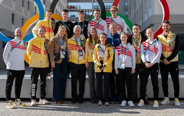 Den belgiske kongefamilien på vinter-OL 2026