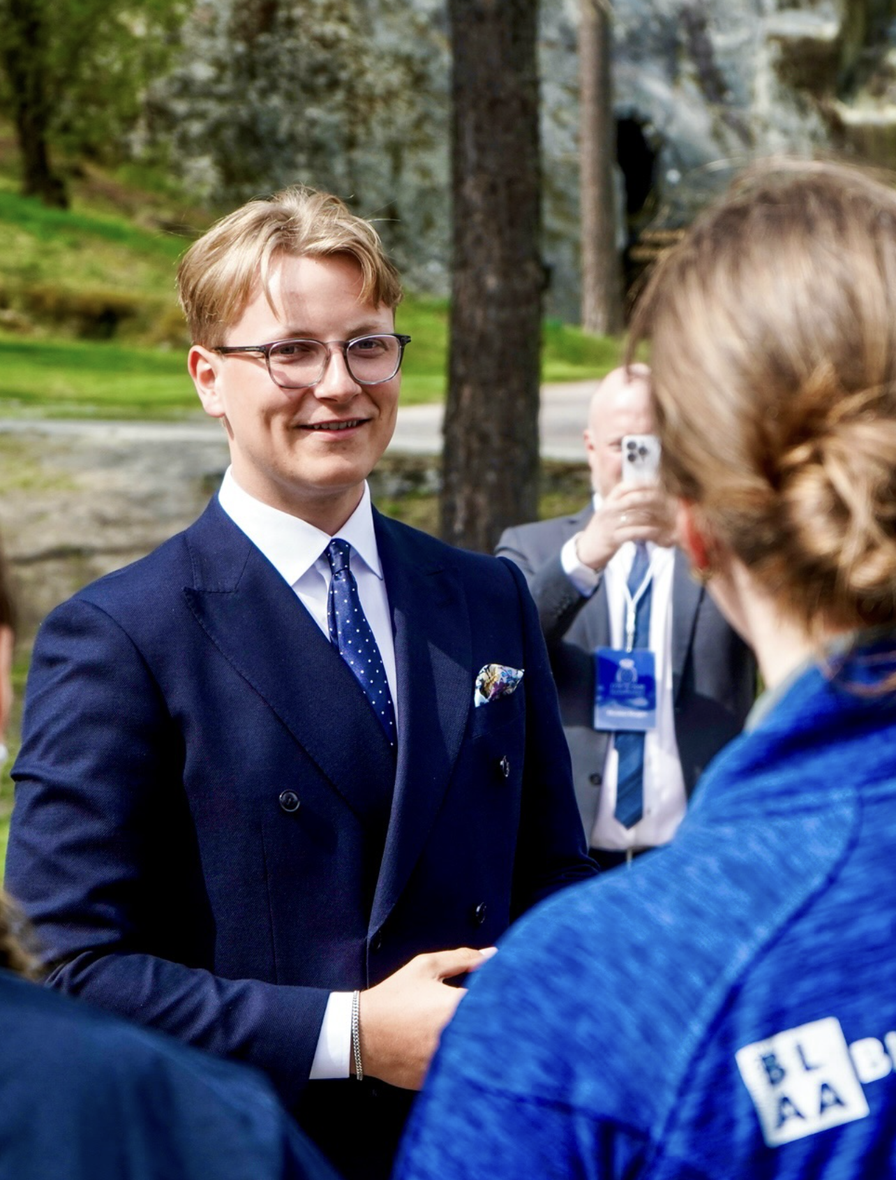 Prins Sverre Magnus markerte Blaafarveværkets 250-årsjubileum