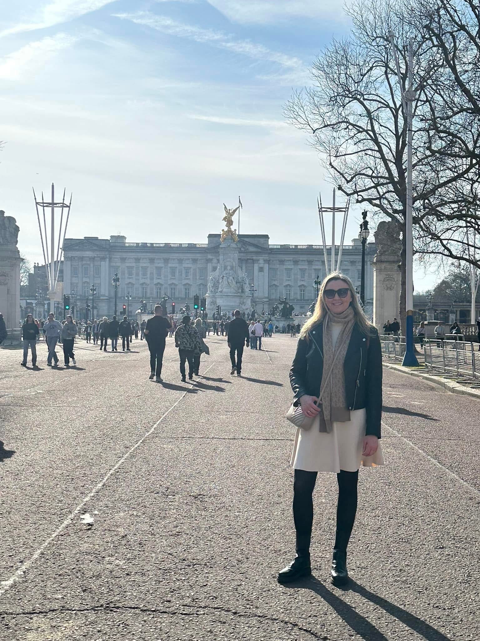 Buckingham Palace om våren