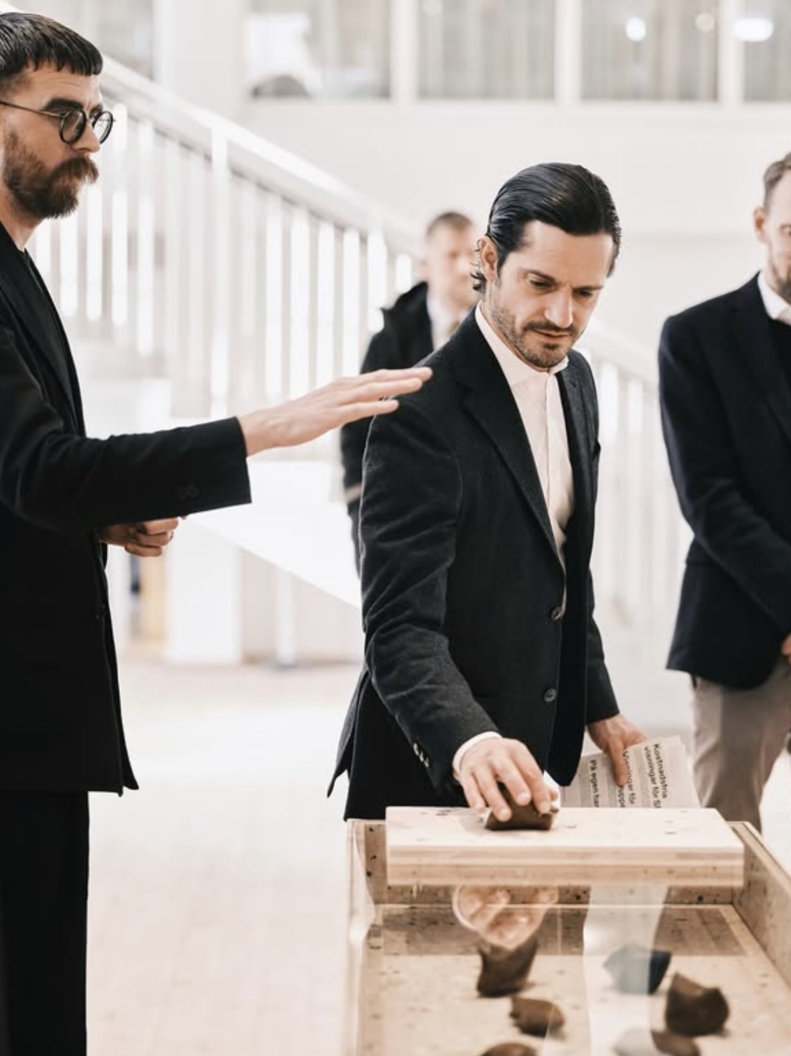 Prins Carl Philip besøkte Ung Svensk Form 2026