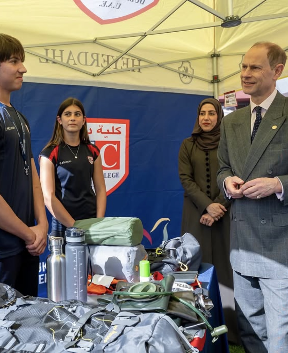 Hertugen møter studenter