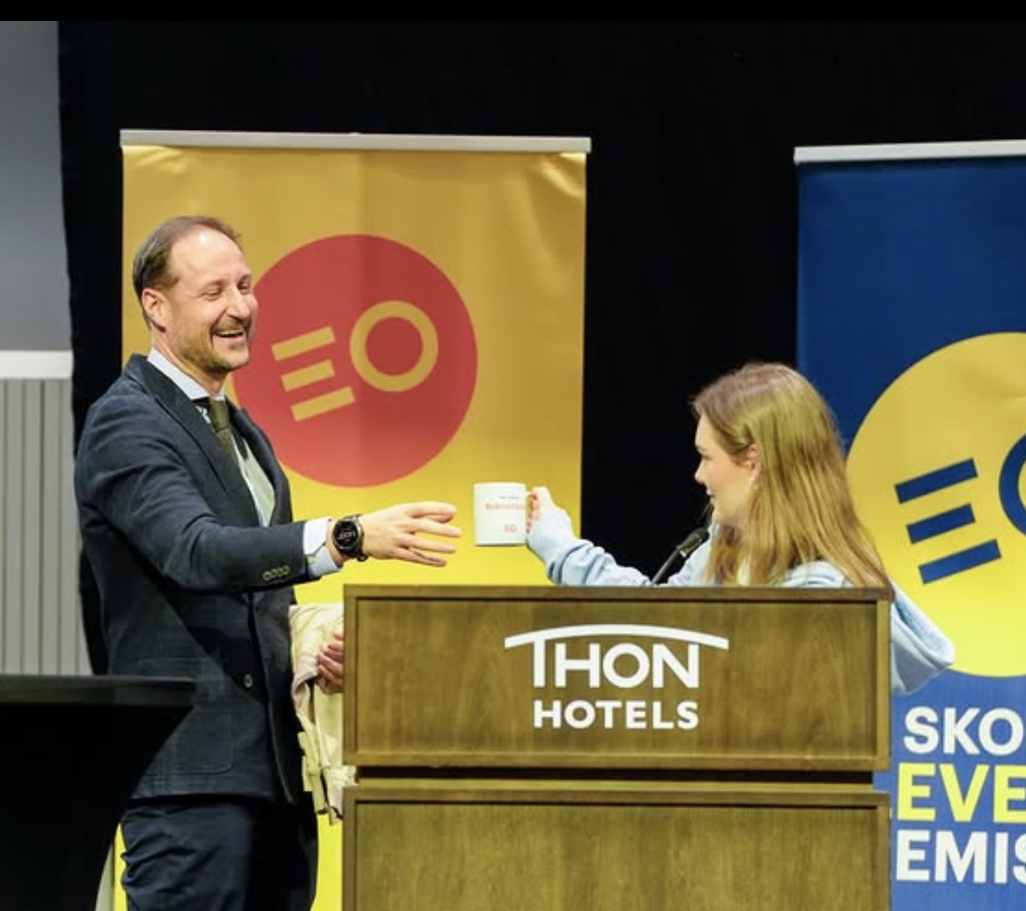 Kronprins Haakon på Elevtinget