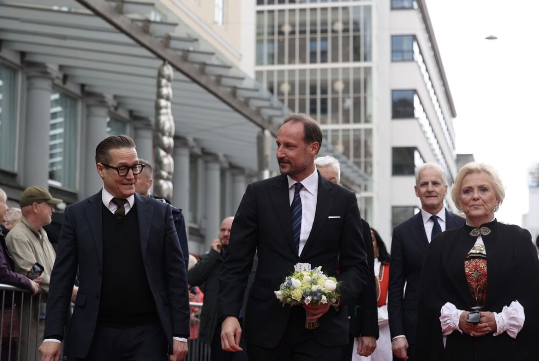 Kronprins Haakon på åpningen av Festspillene i Bergen