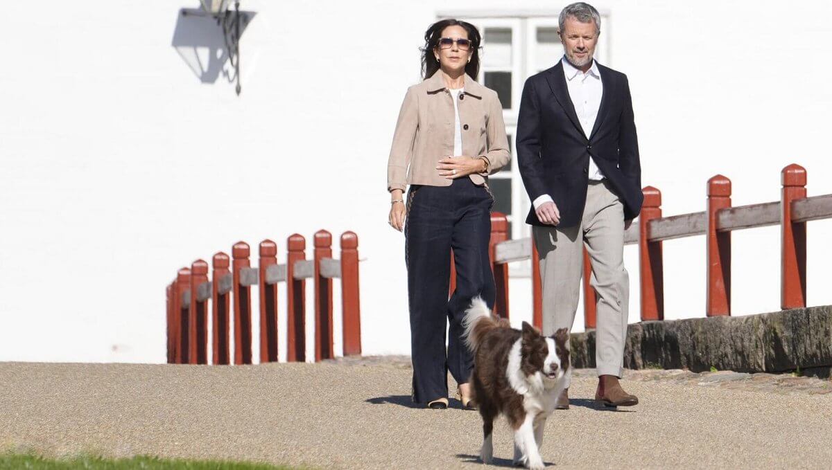 Kong Frederik og dronning Mary flyttet til Kancellihuset