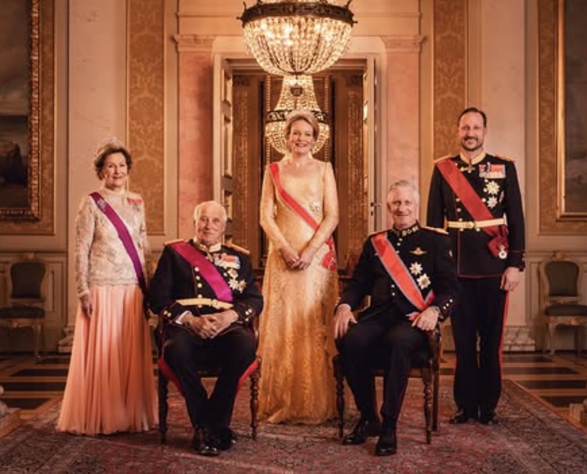 Gallamiddag på Slottet i anledning belgisk statsbesøk
