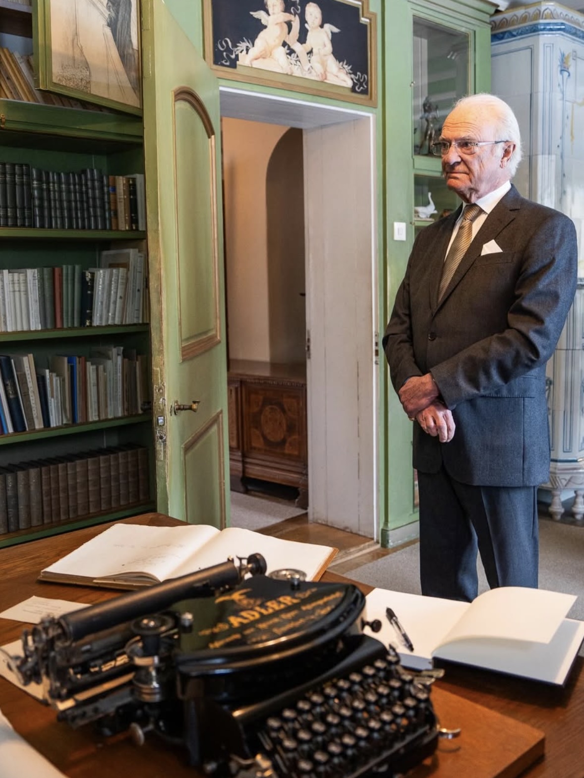 Kong Carl Gustaf på Mårbacka