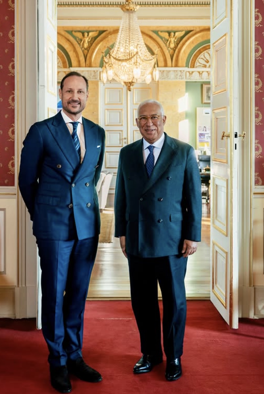 Kronprinsregenten tok imot EU-presidenten i audiens på Slottet