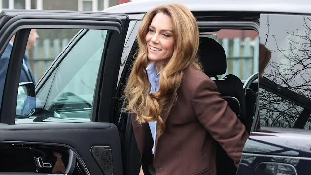 Prinsesse Kate besøkte skole i forbindelse med barns psykiske helse-uke