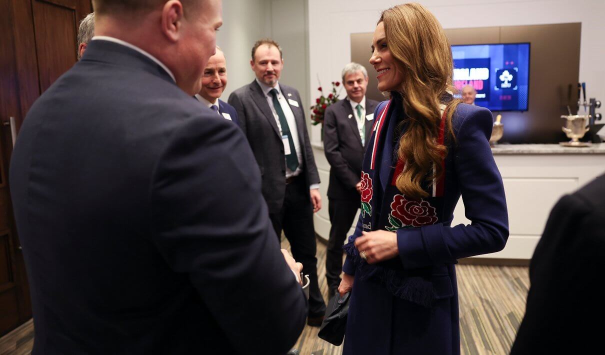 Prinsessen av Wales på Allianz Stadium
