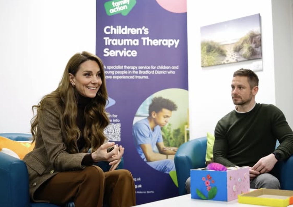 Prinsesse Kate besøkte traumeterapitjeneste for barn i Bradford