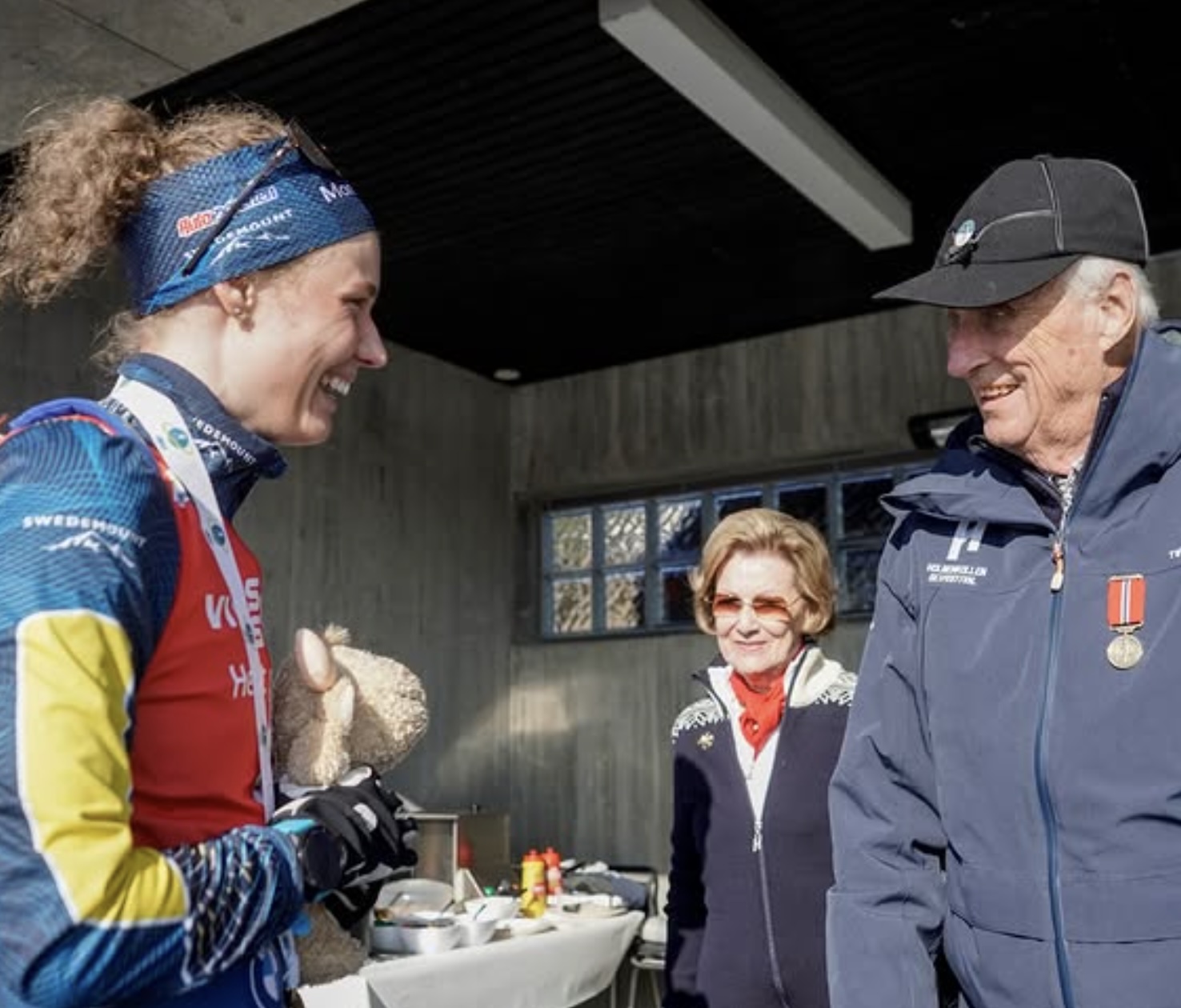 Kongeparet gratulerer Hanna Öberg