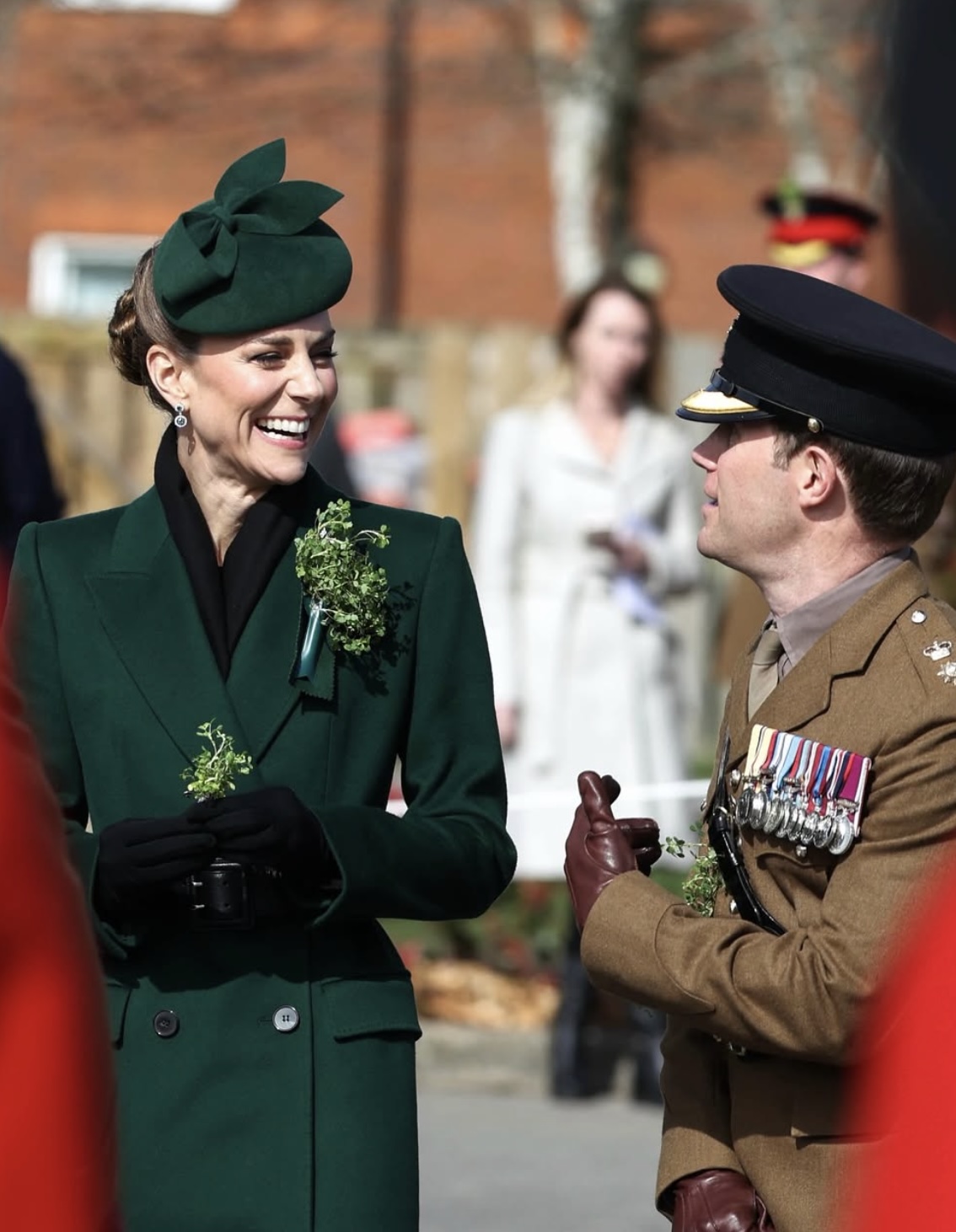 Prinsessen av Wales markerte St. Patrick's Day med Irish Guards