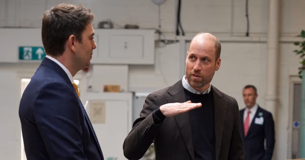 Prins William besøkte bærekraftig teknologi og superdatamaskin i Bristol