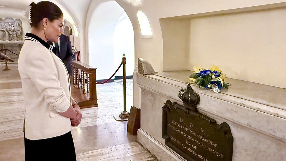 Kronprinsesse Victoria besøkte Det svenske institutt i Roma