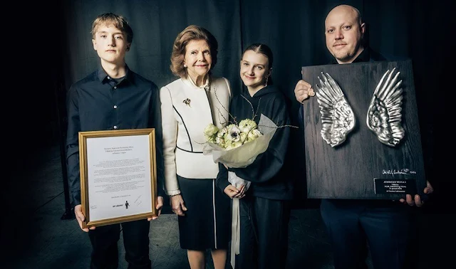 Dronning Silvia deltok på markering mot våpenvold