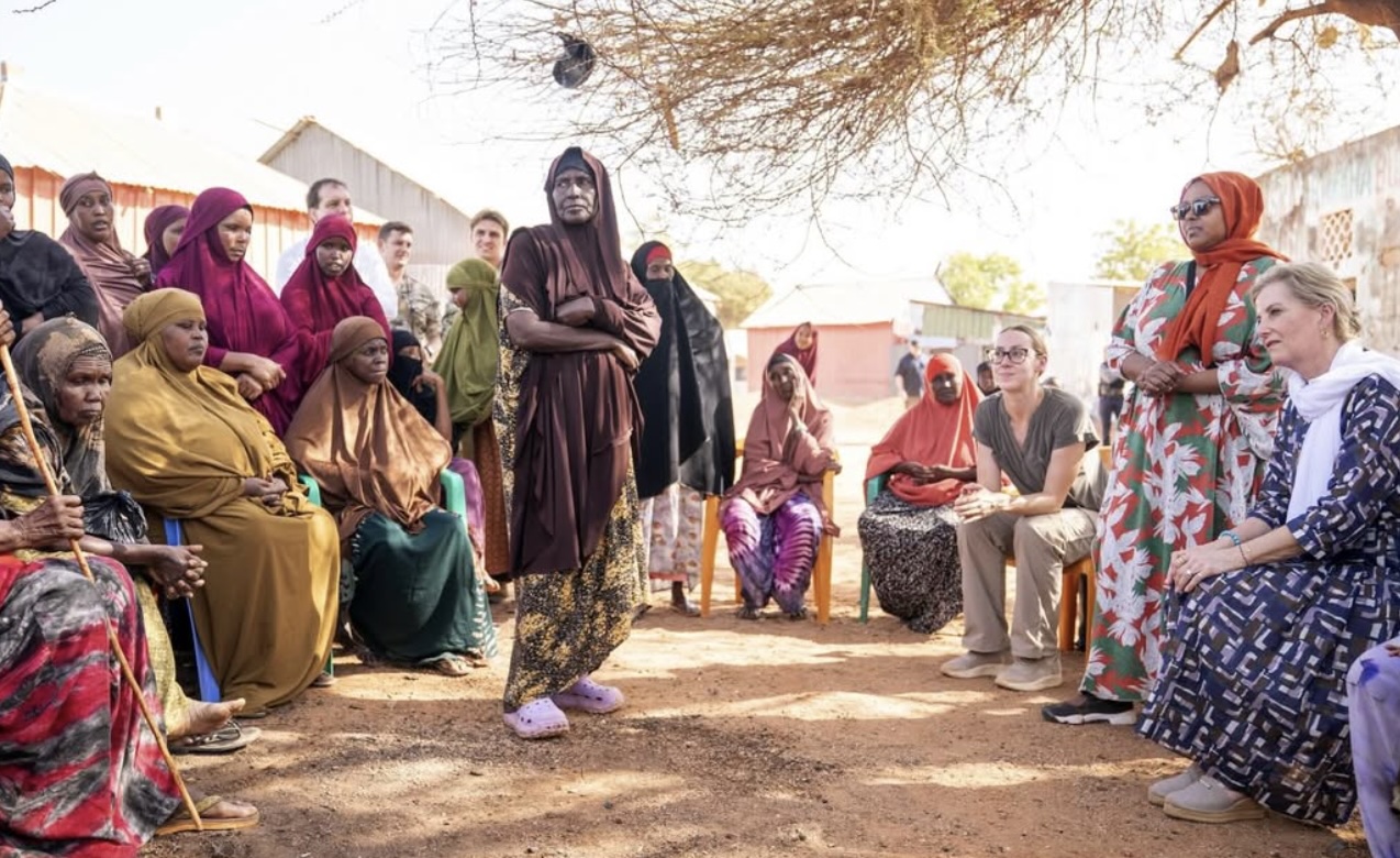 Hertuginnen møter president Hassan Sheikh Mohamud