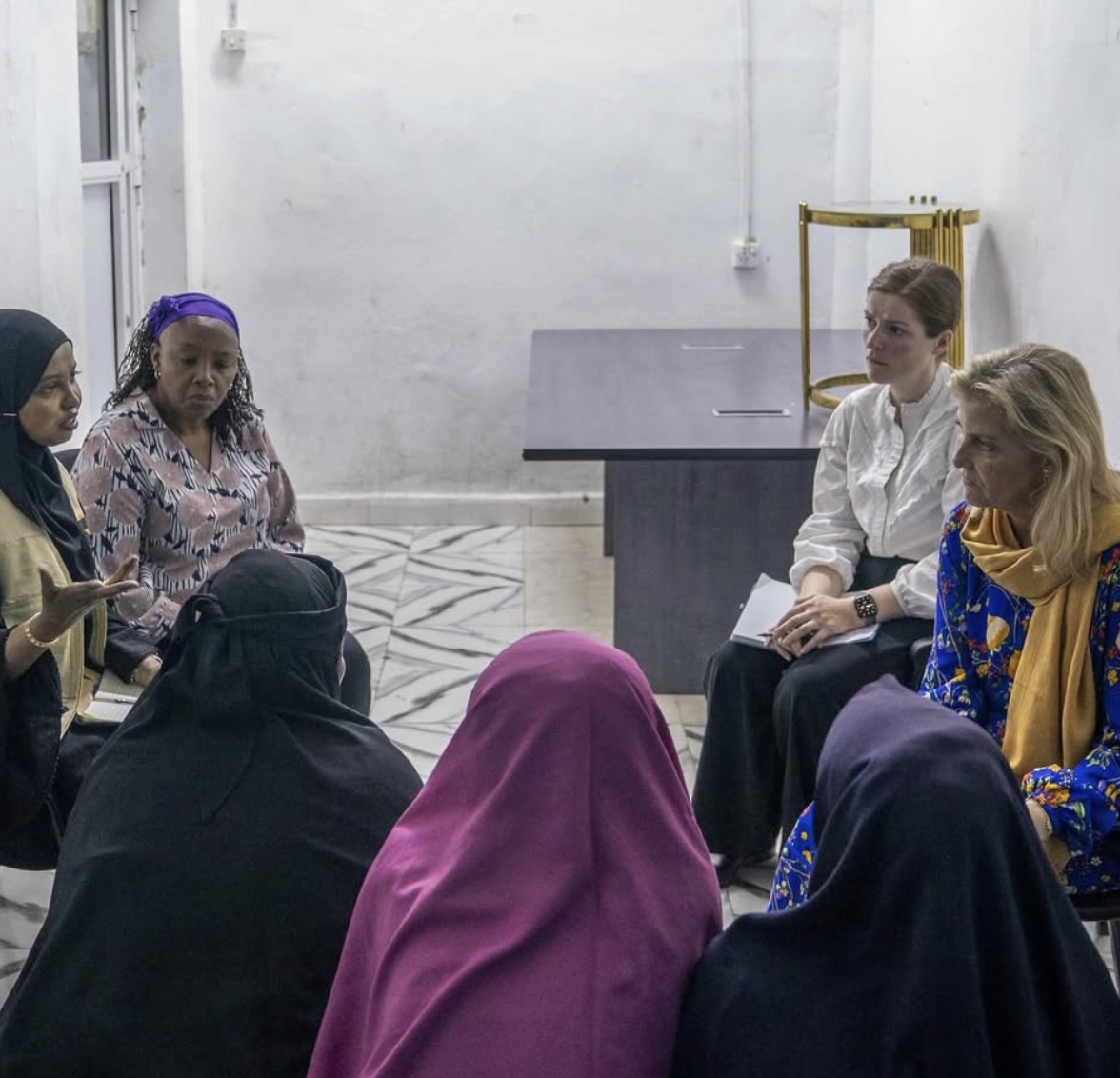 Hertuginnen på sykehusbesøk i Mogadishu