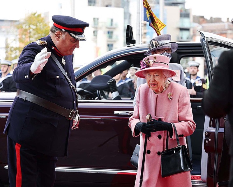 Dronning Elizabeth II i sine senere år