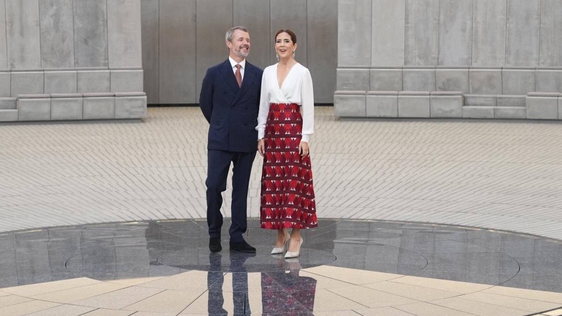 Kong Frederik og dronning Mary åpnet The Dome ved ARoS