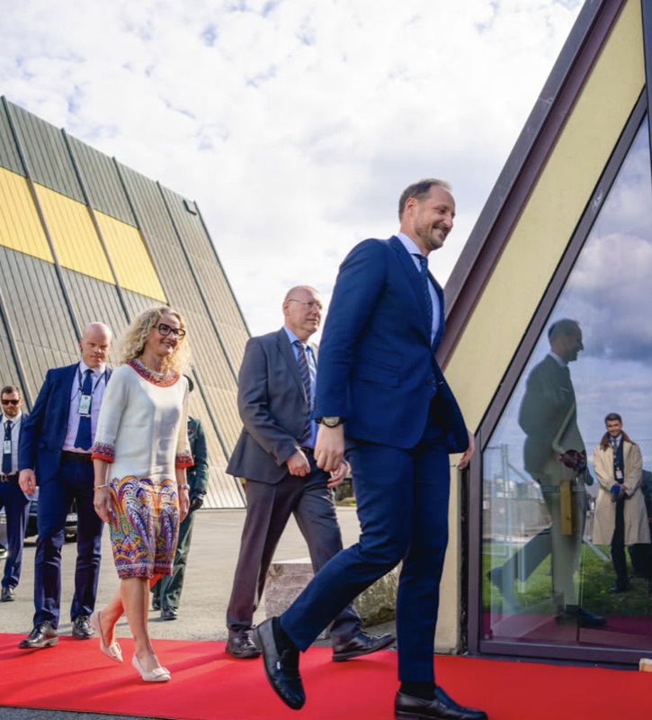 Kronprinsen ankommer Frammuseet