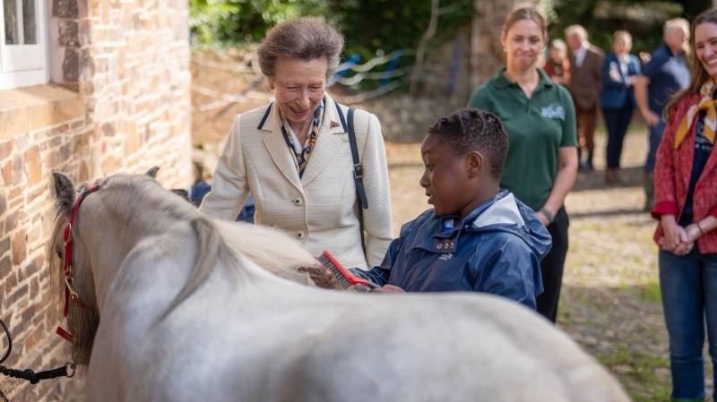 Princess Anne marks fifty years of farm weeks for city children