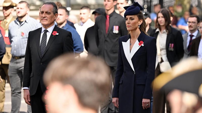 Prinsesse Catherine under seremonien
