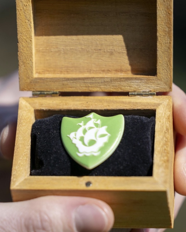 Det grønne Blue Peter-merket