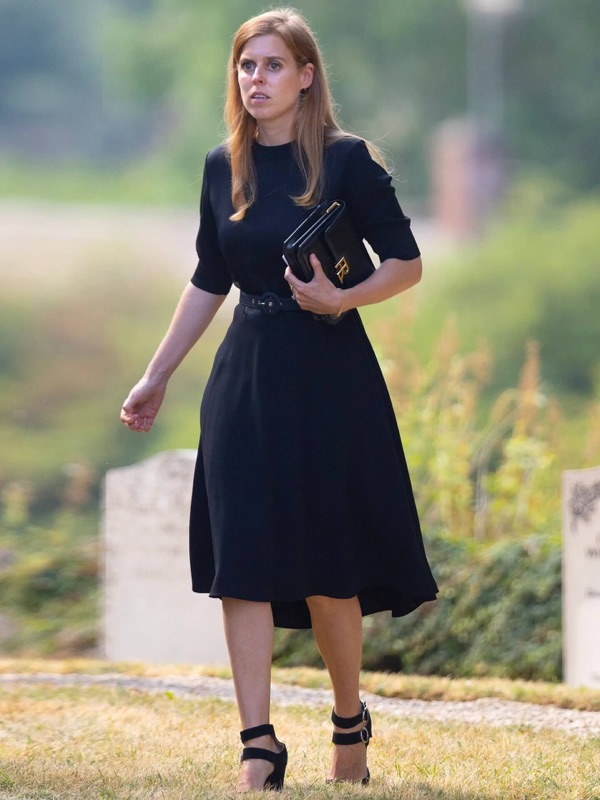 Prinsesse Beatrice i begravelsen til Paddy McNally
