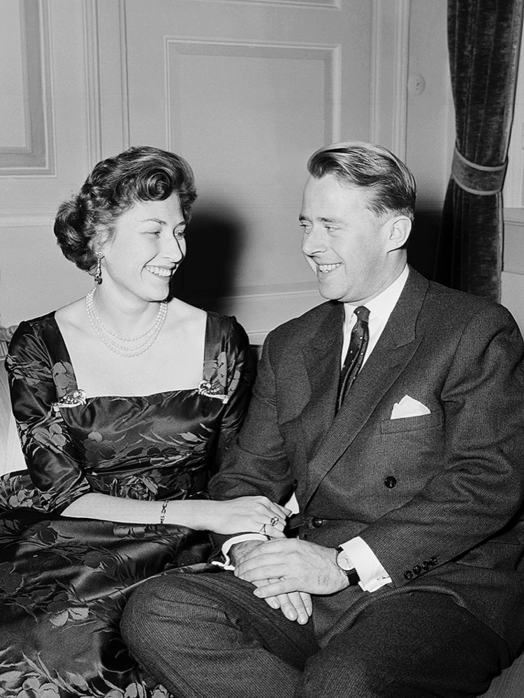 Princess Astrid and Johan Martin Ferner photographed at their engagement