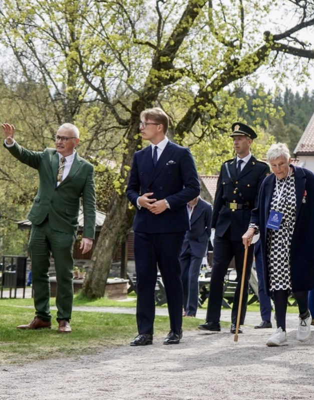 Prins Sverre Magnus på omvisning