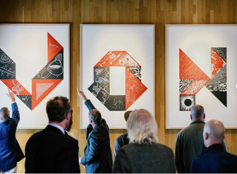 Kunstverket VON ved Stormen bibliotek