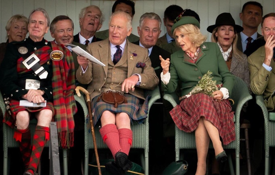 The King and Queen attended the Braemar Gathering in Scotland