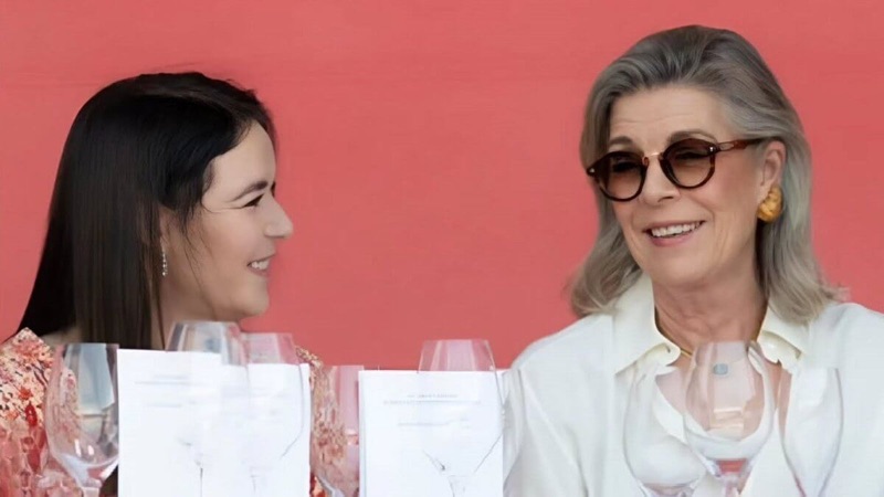 Mélanie-Antoinette de Massy og prinsesse Caroline