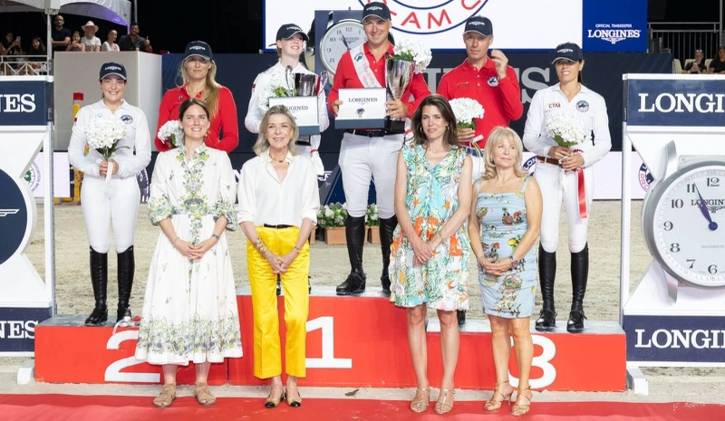 Premieutdelingen ved Longines Pro-Am Cup