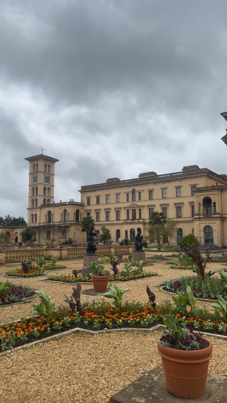 Osborne House sett fra terrassehagene