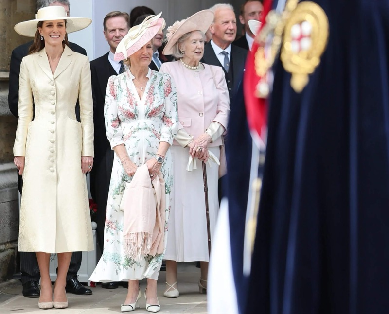 Prinsessen av Wales, hertuginnen av Edinburgh og hertuginnen av Gloucester