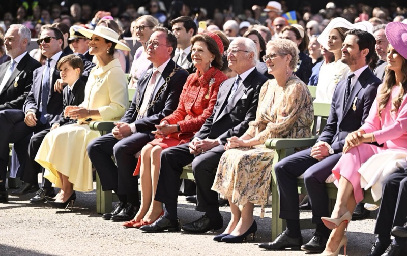 Kongefamilien under folkekonserten