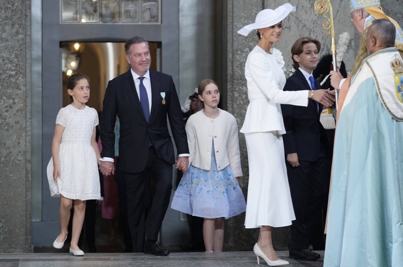 Prinsesse Madeleine og Christopher O Neill med barna