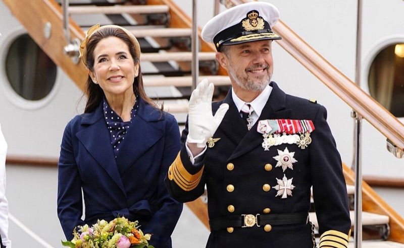 Kong Frederik og dronning Mary besøkte Holbæk kommune