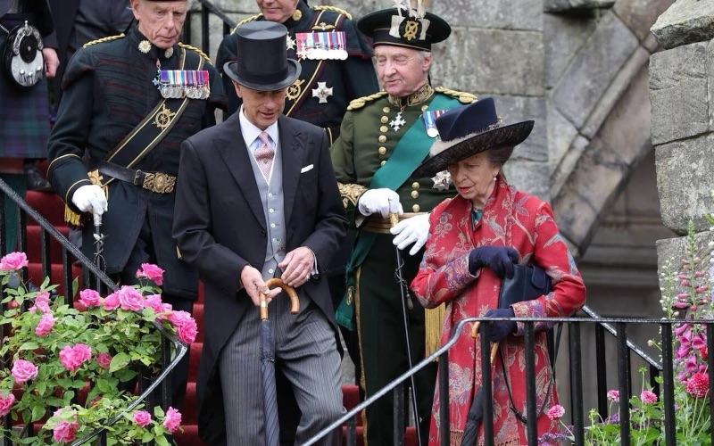 Hertugen av Edinburgh og prinsesse Anne