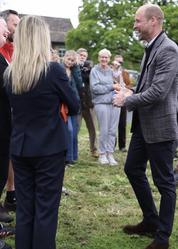 Prins William hilser på fremmøtte i Bainbridge