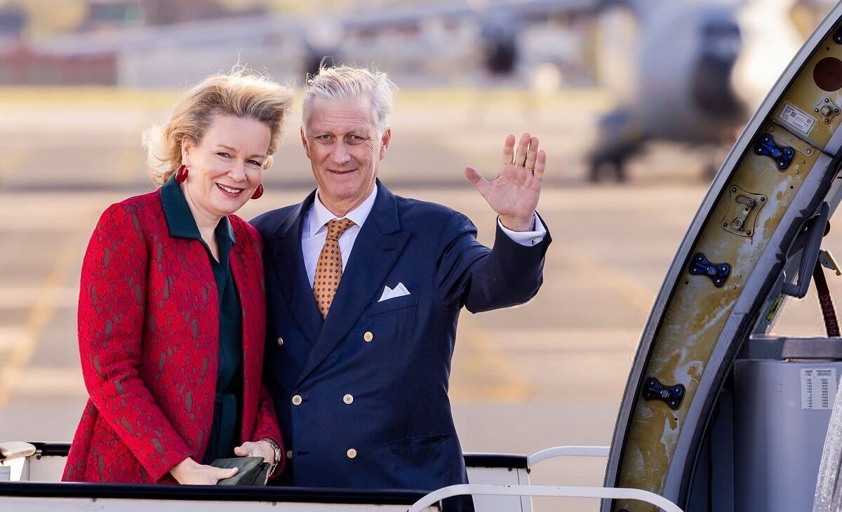 Philippe og Mathilde på første belgiske statsbesøk i Sentral-Asia