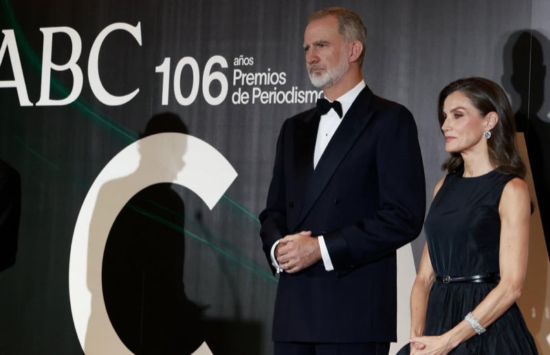 Kong Felipe og dronning Letizia delte ut ABC-journalistprisene