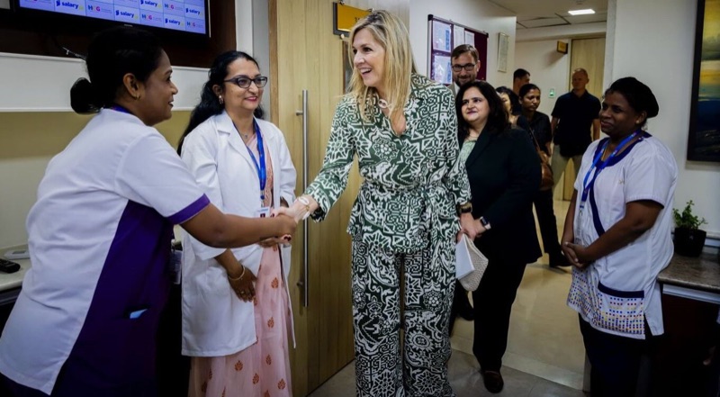 Dronning Máxima på offisielt besøk i India