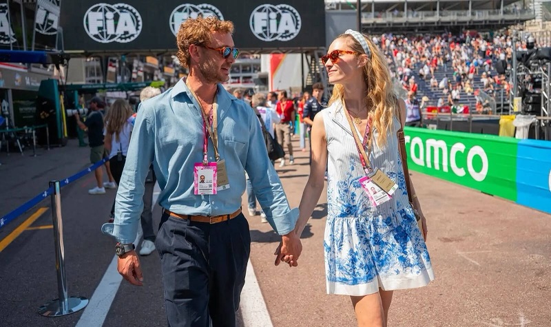 Fyrstefamilien fulgte kvalifiseringen til Monaco Grand Prix