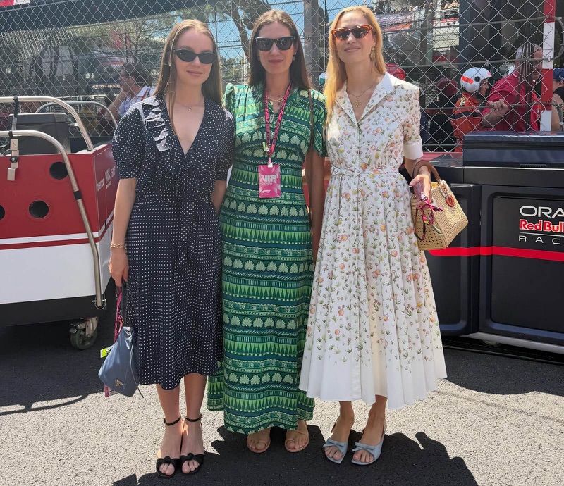 Prinsesse Alexandra, Tatiana Santo Domingo og Beatrice Borromeo
