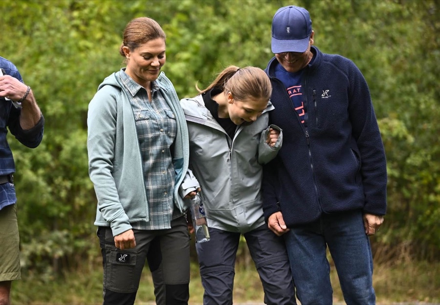 Kronprinsessefamilien på tur og på Pep-dagen